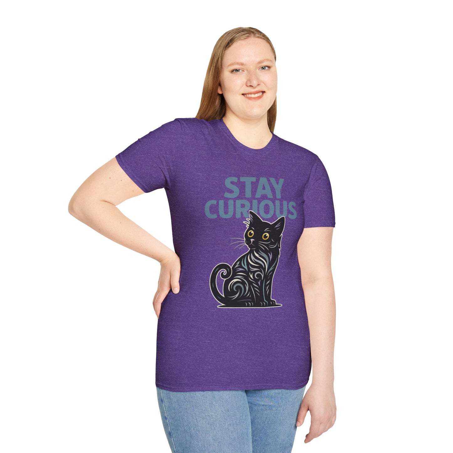 Stay Curious Cat T-Shirt