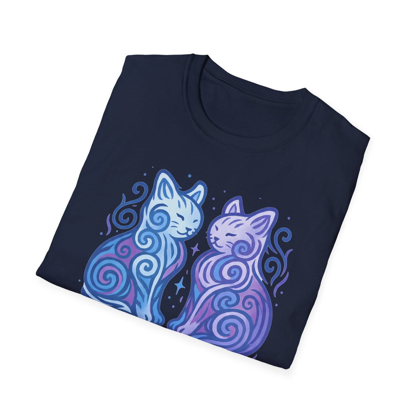 Gemini Zodiac Cat T-Shirt — Gemini Astrological Sign with Cat Graphic