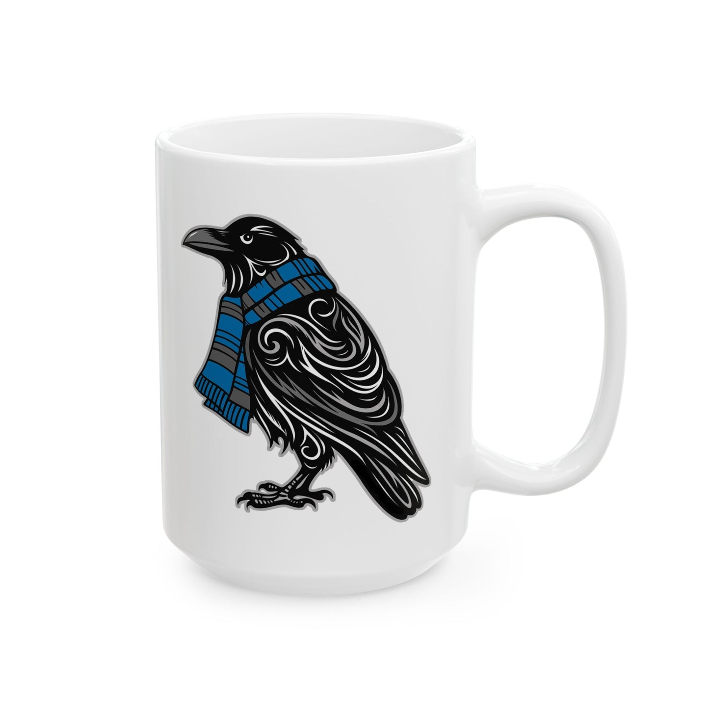 Raven House Mug - White | Wizard Coffee Cup 11 or 15 oz