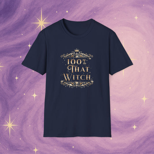 100% That Witch Cat T-Shirt Golden Glam
