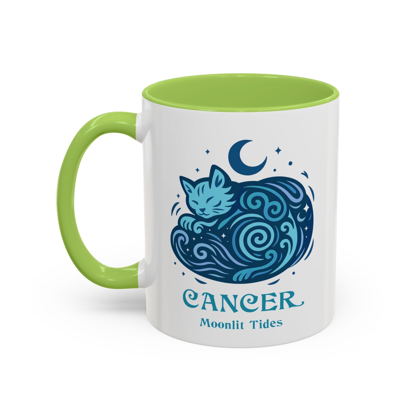 Cancer Zodiac Cat Mug - Color Pop | Astrological Sign Coffee Cup 11 or 15 oz