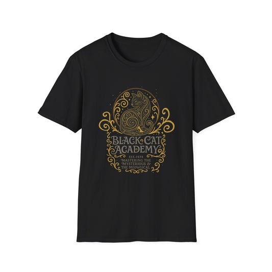 Black Cat Academy Ornate T-Shirt