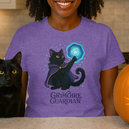 Grimoire Guardian Cat Tee