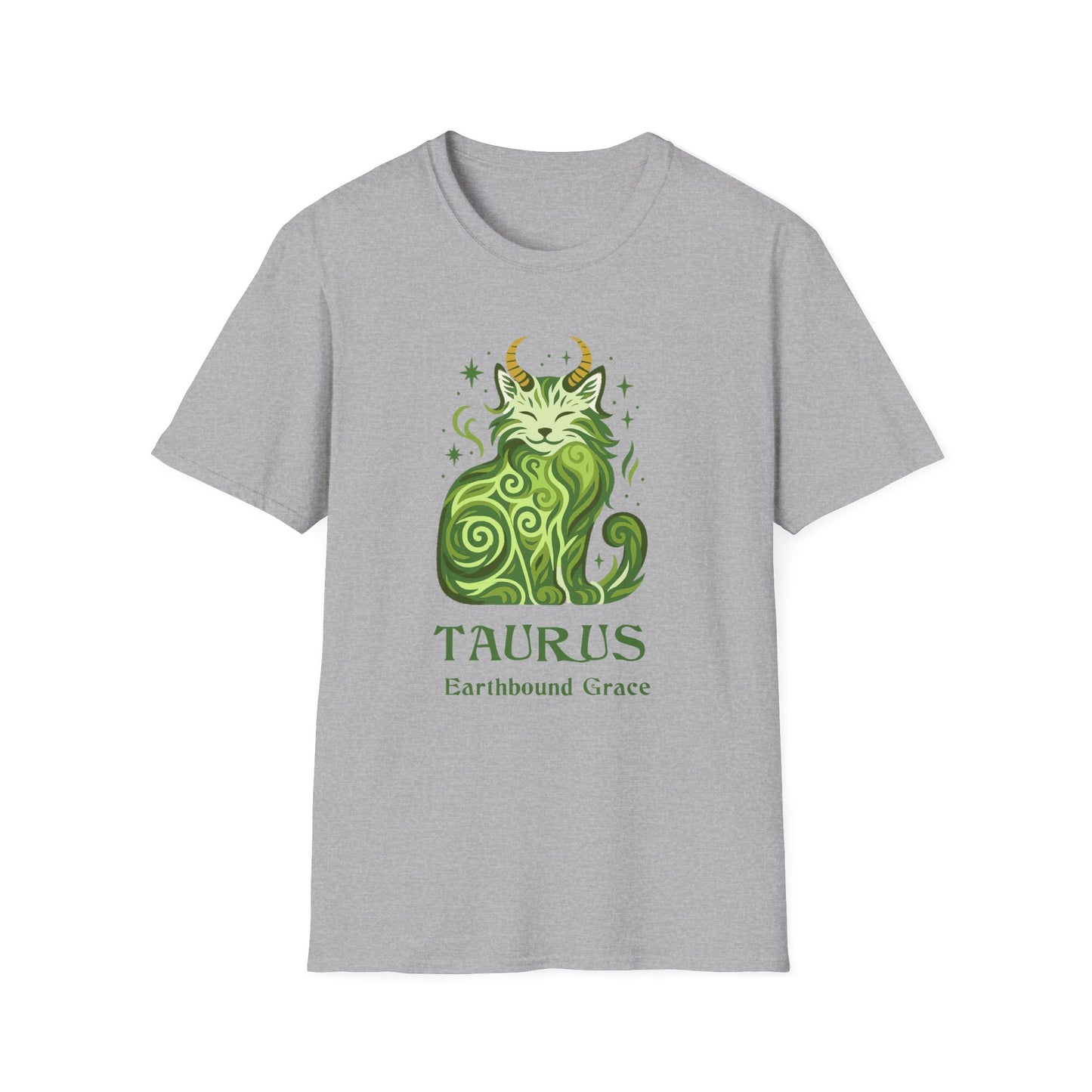 Taurus Zodiac Cat T-Shirt — Taurus Astrological Sign with Cat Graphic