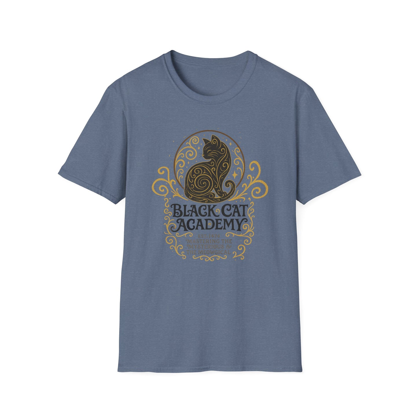 Black Cat Academy Ornate T-Shirt