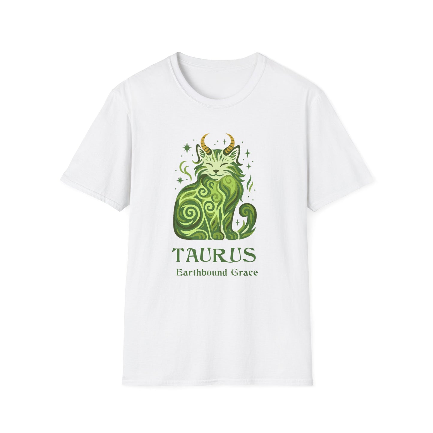 Taurus Zodiac Cat T-Shirt — Taurus Astrological Sign with Cat Graphic