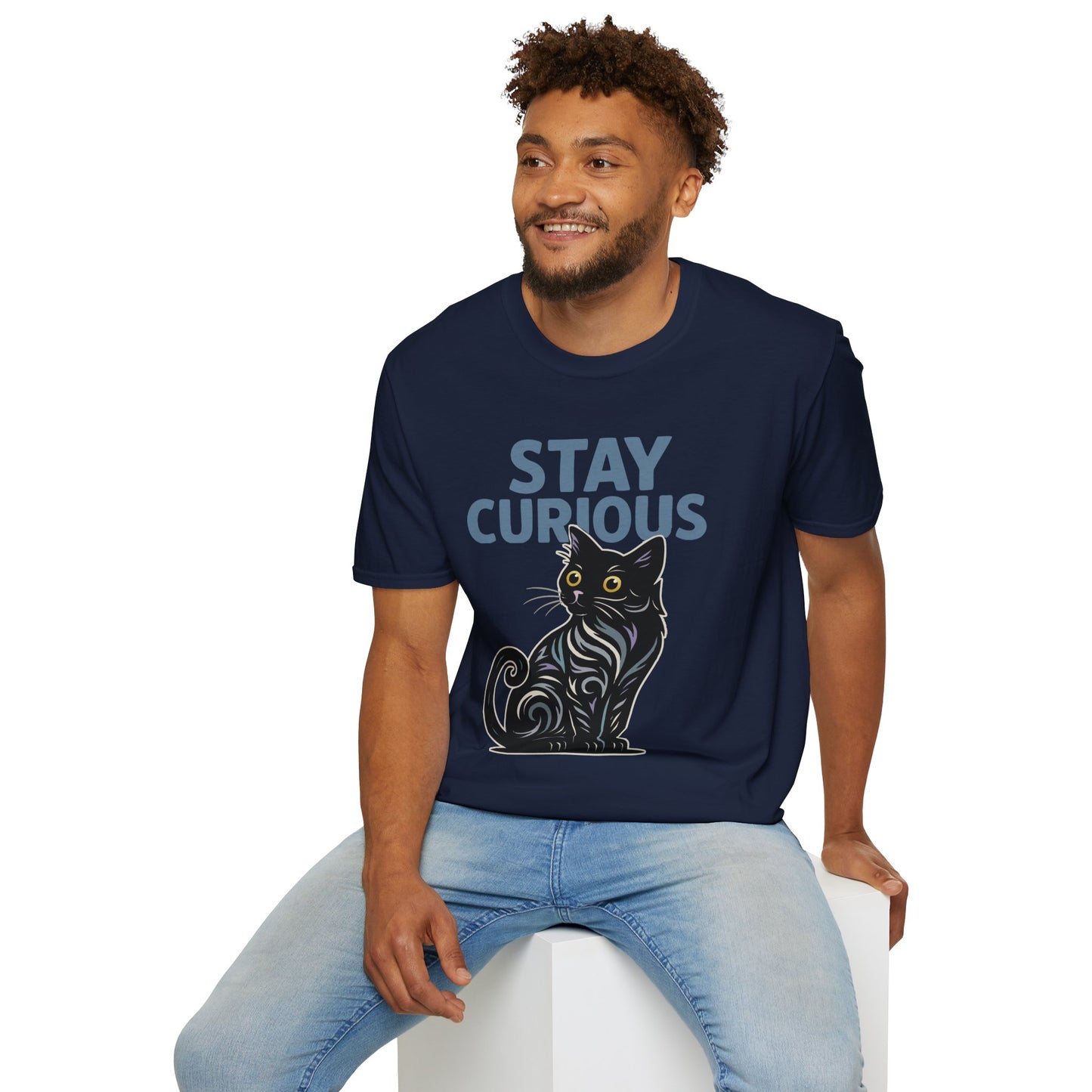 Stay Curious Cat T-Shirt