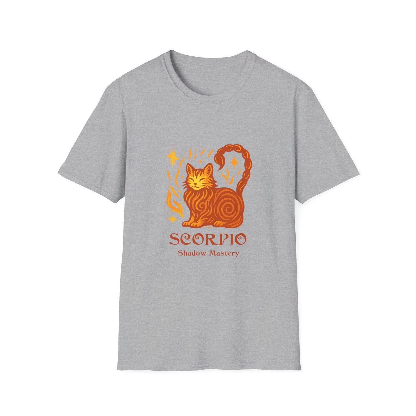 Scorpio Zodiac Cat T-Shirt — Scorpio Astrological Sign with Cat Graphic
