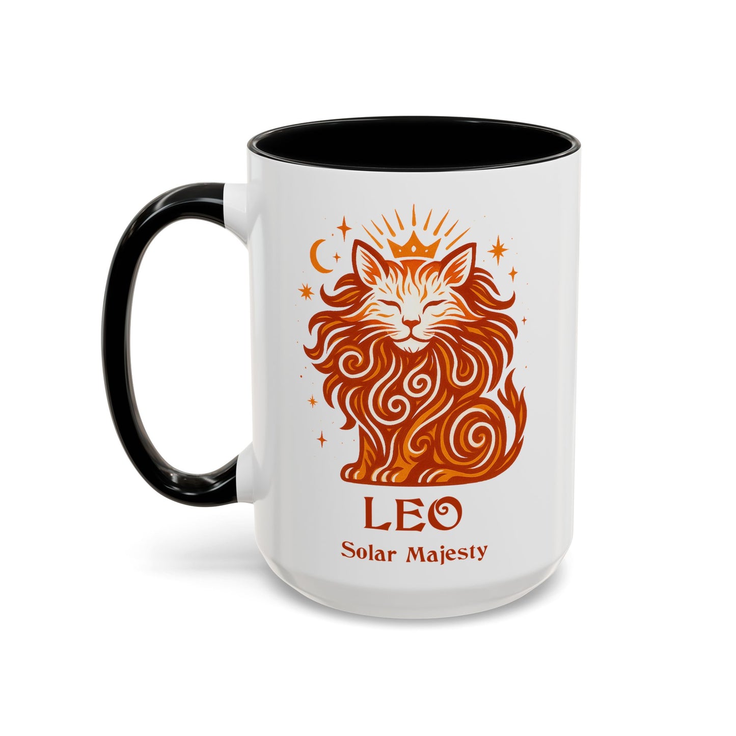 Leo Zodiac Cat Mug - Color Pop | Astrological Sign Coffee Cup 11 or 15 oz