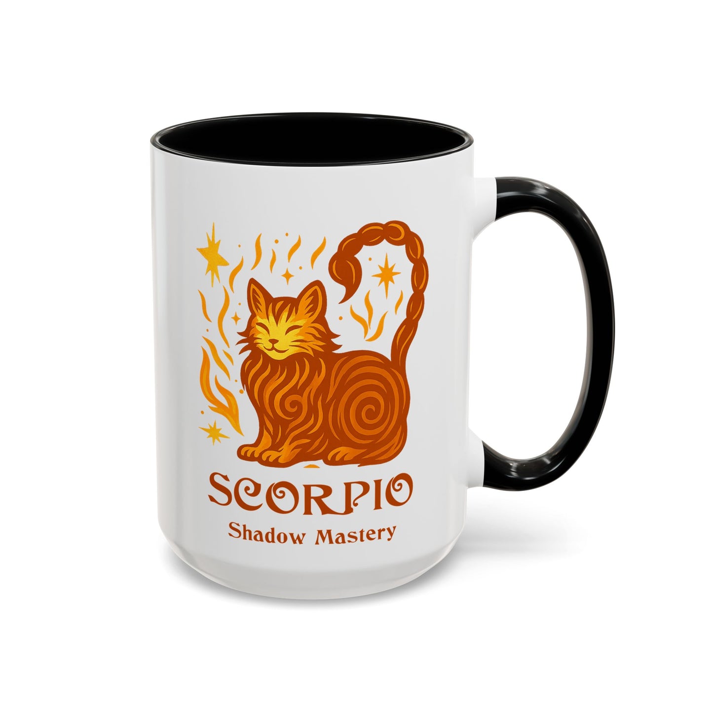 Scorpio Zodiac Cat Mug - Color Pop | Astrological Sign Coffee Mug 11 or 15 oz