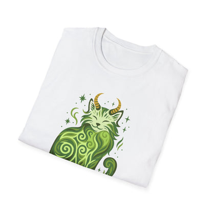 Taurus Zodiac Cat T-Shirt — Taurus Astrological Sign with Cat Graphic
