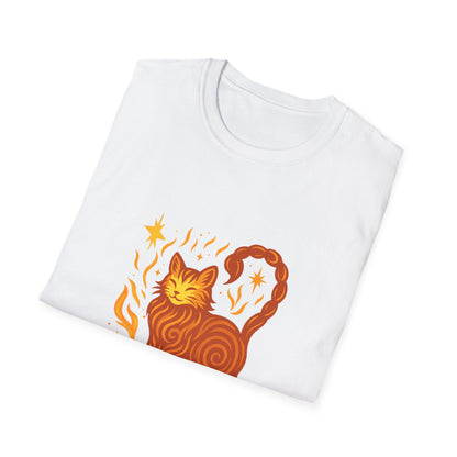 Scorpio Zodiac Cat T-Shirt — Scorpio Astrological Sign with Cat Graphic