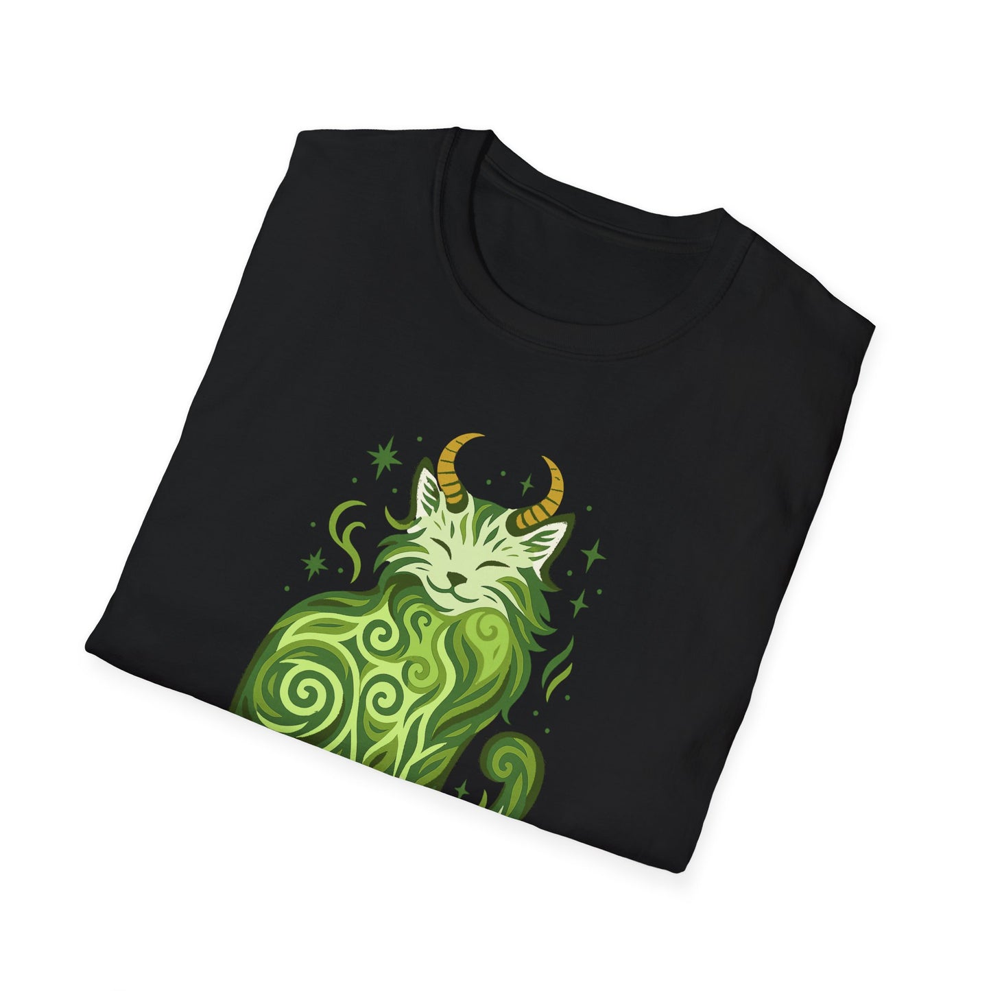 Taurus Zodiac Cat T-Shirt — Taurus Astrological Sign with Cat Graphic