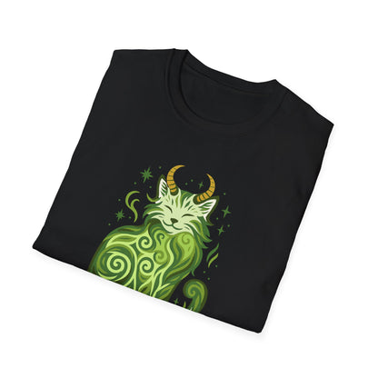 Taurus Zodiac Cat T-Shirt — Taurus Astrological Sign with Cat Graphic