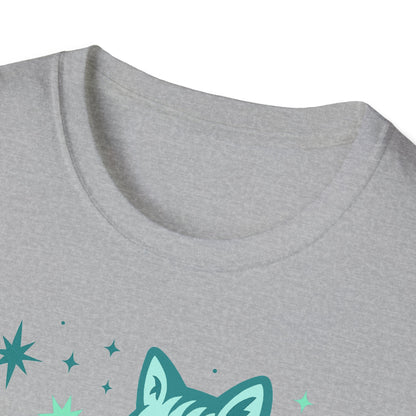 Aquarius Zodiac Cat T-Shirt — Aquarius Astrological Sign with Cat Graphic