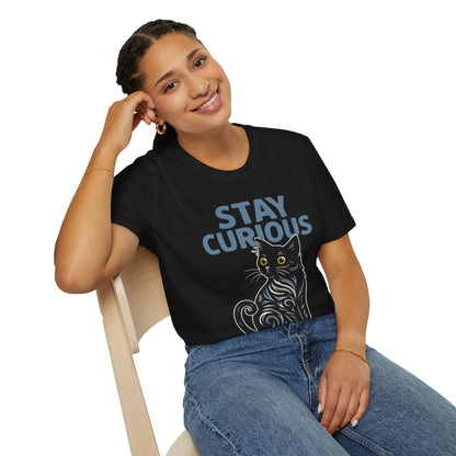 Stay Curious Cat T-Shirt