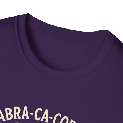 Abra-ca-coffee First T-Shirt | Cute Cat Tee, Pet Lover Gift, Animal Lover Shirt, Coffee Lover Gift