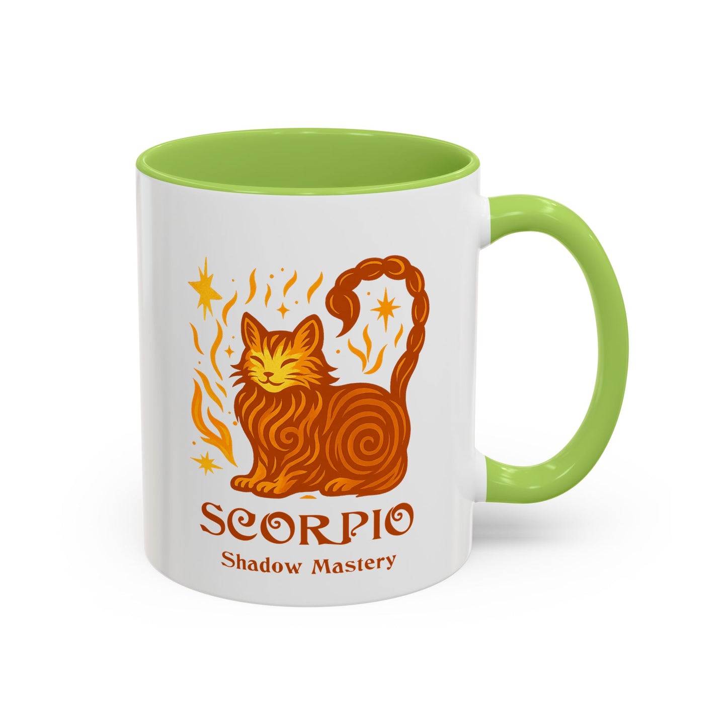 Scorpio Zodiac Cat Mug - Color Pop | Astrological Sign Coffee Mug 11 or 15 oz