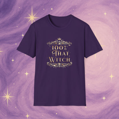 100% That Witch Cat T-Shirt Golden Glam