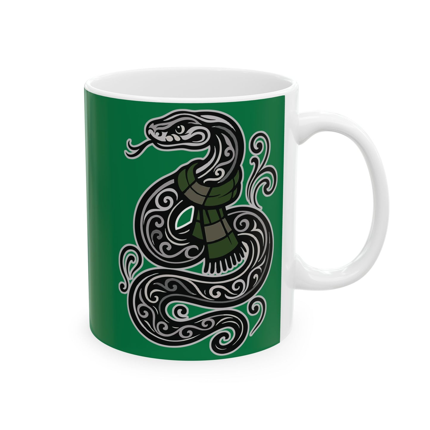 Slyther Serpent House Mug - Green | Wizard Coffee Cup 11 or 15 oz