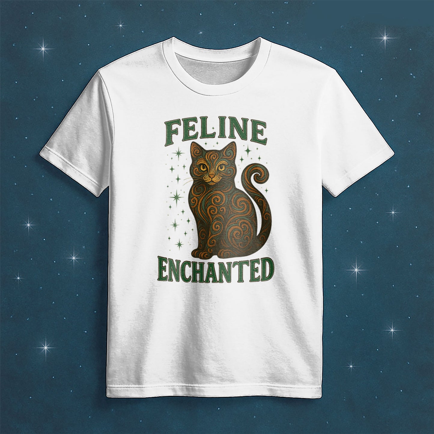 Feline Enchanted Cat Tee