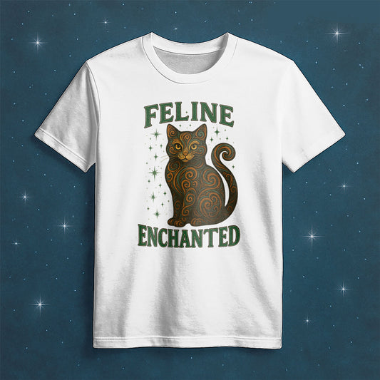 Feline Enchanted Cat Tee