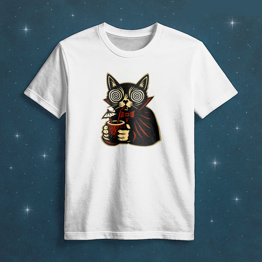 Hypnotic Vampire Cat Tee