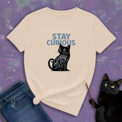 Stay Curious Cat T-Shirt