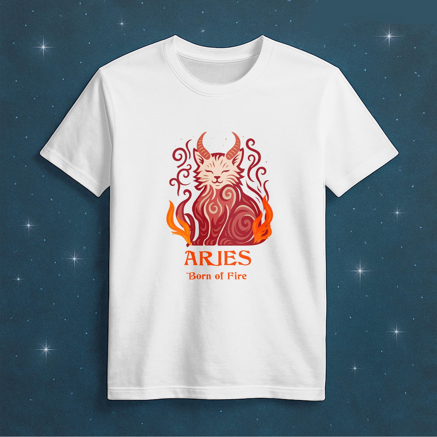 Virgo Zodiac Cat T-Shirt — Virgo Astrological Sign with Cat Graphic