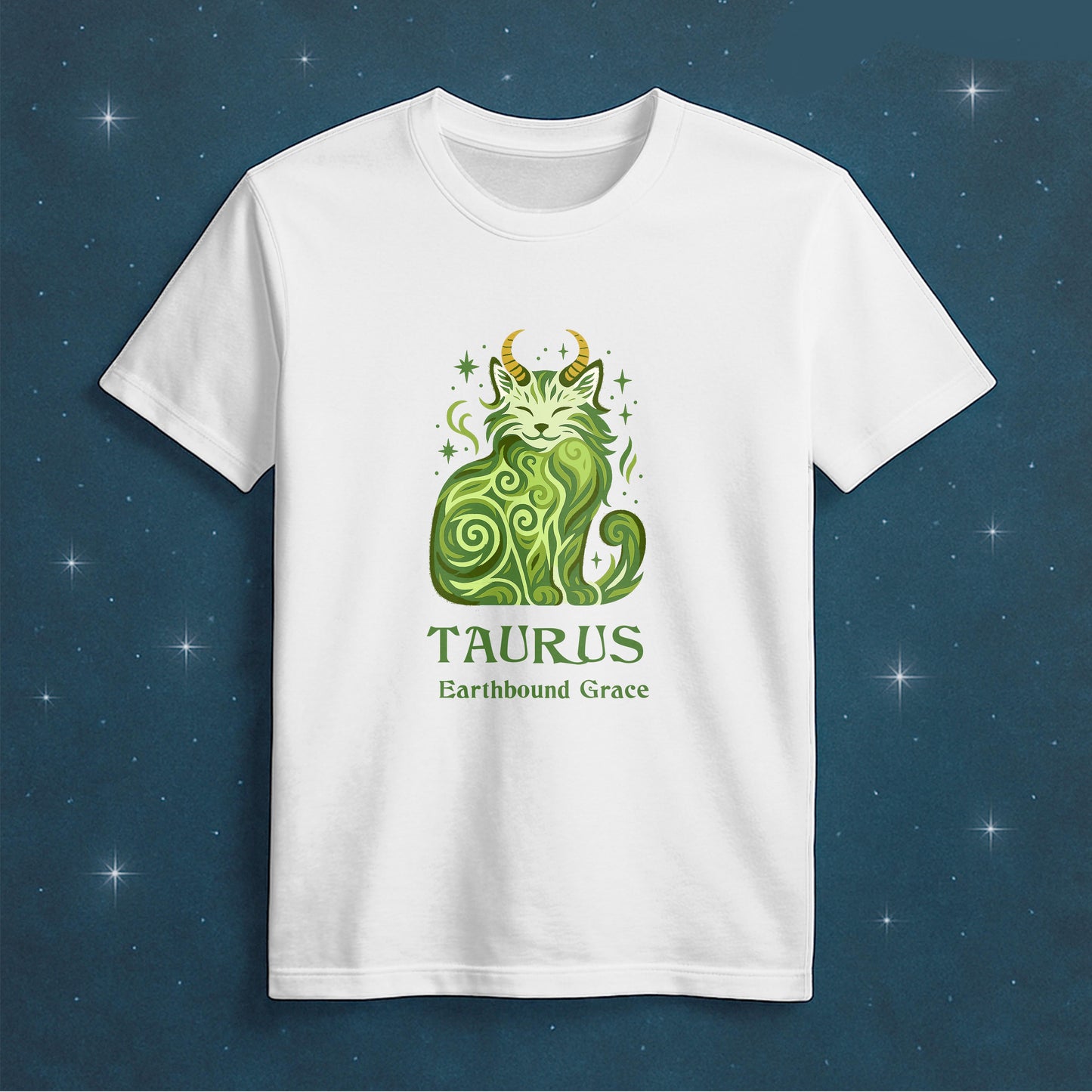 Virgo Zodiac Cat T-Shirt — Virgo Astrological Sign with Cat Graphic