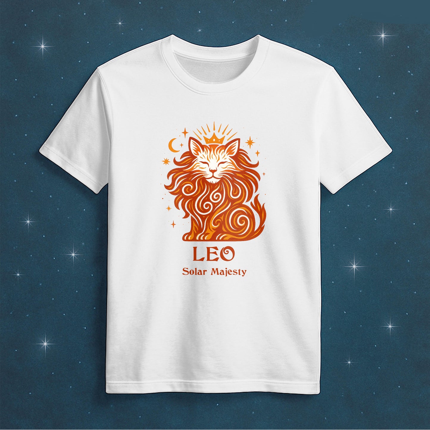 Virgo Zodiac Cat T-Shirt — Virgo Astrological Sign with Cat Graphic