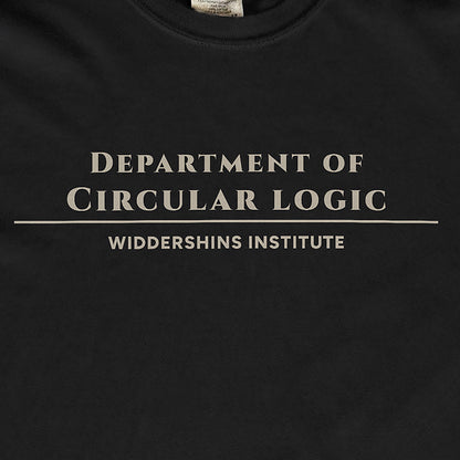 Department of Circular Logic