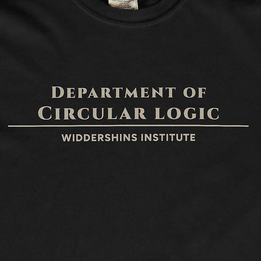 Department of Circular Logic