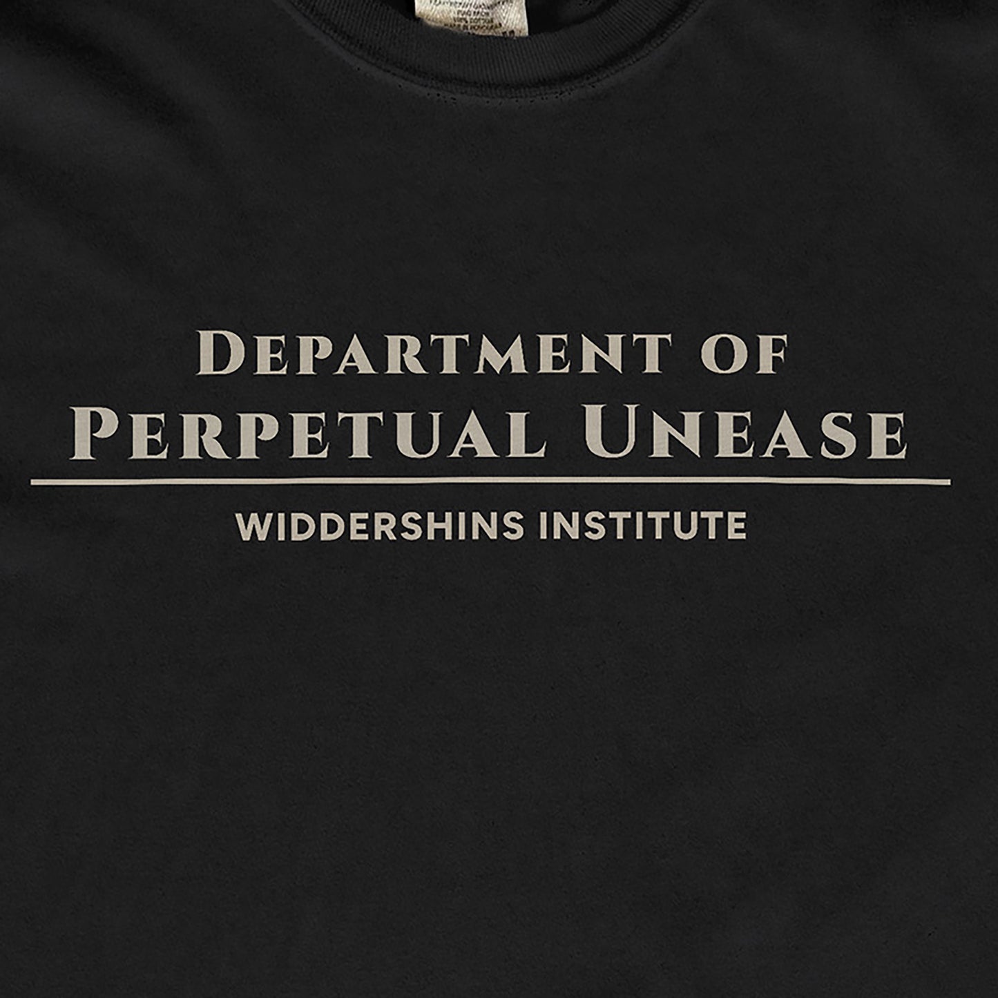 Department of Perpetual Unease