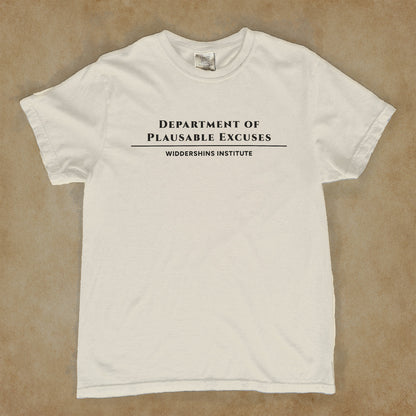 Department of Plausible Excuses