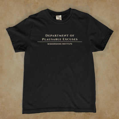 Department of Plausible Excuses
