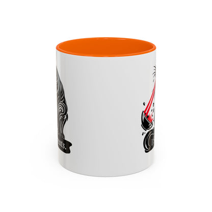I Said TREATS Cat Laser Eye Mug | Funny Coffee Cup 11 and 15 oz