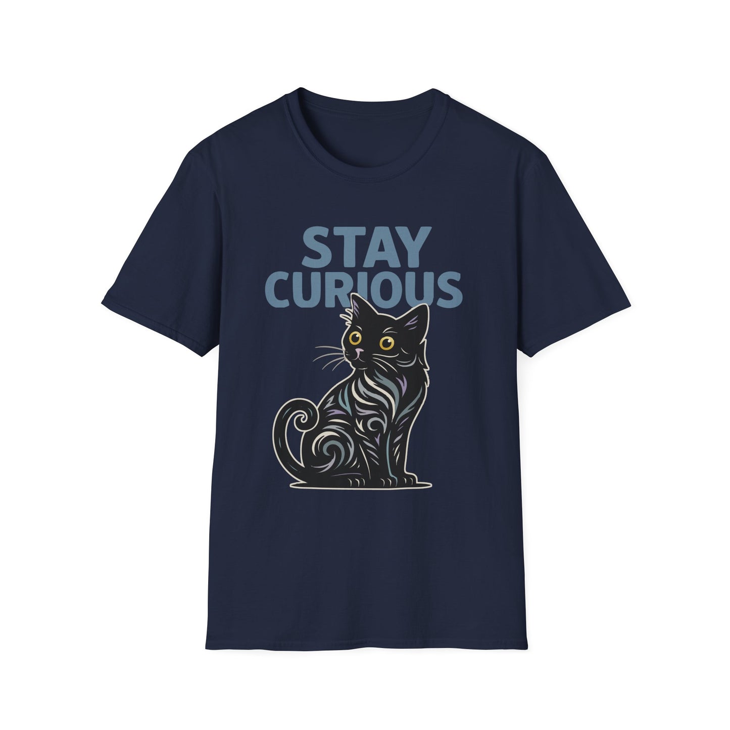 Stay Curious Cat T-Shirt
