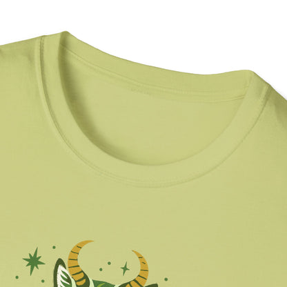 Taurus Zodiac Cat T-Shirt — Taurus Astrological Sign with Cat Graphic