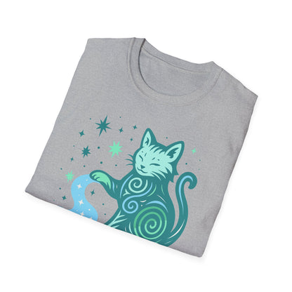 Aquarius Zodiac Cat T-Shirt — Aquarius Astrological Sign with Cat Graphic