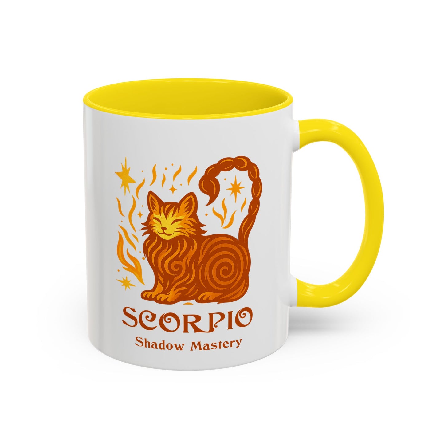 Scorpio Zodiac Cat Mug - Color Pop | Astrological Sign Coffee Mug 11 or 15 oz