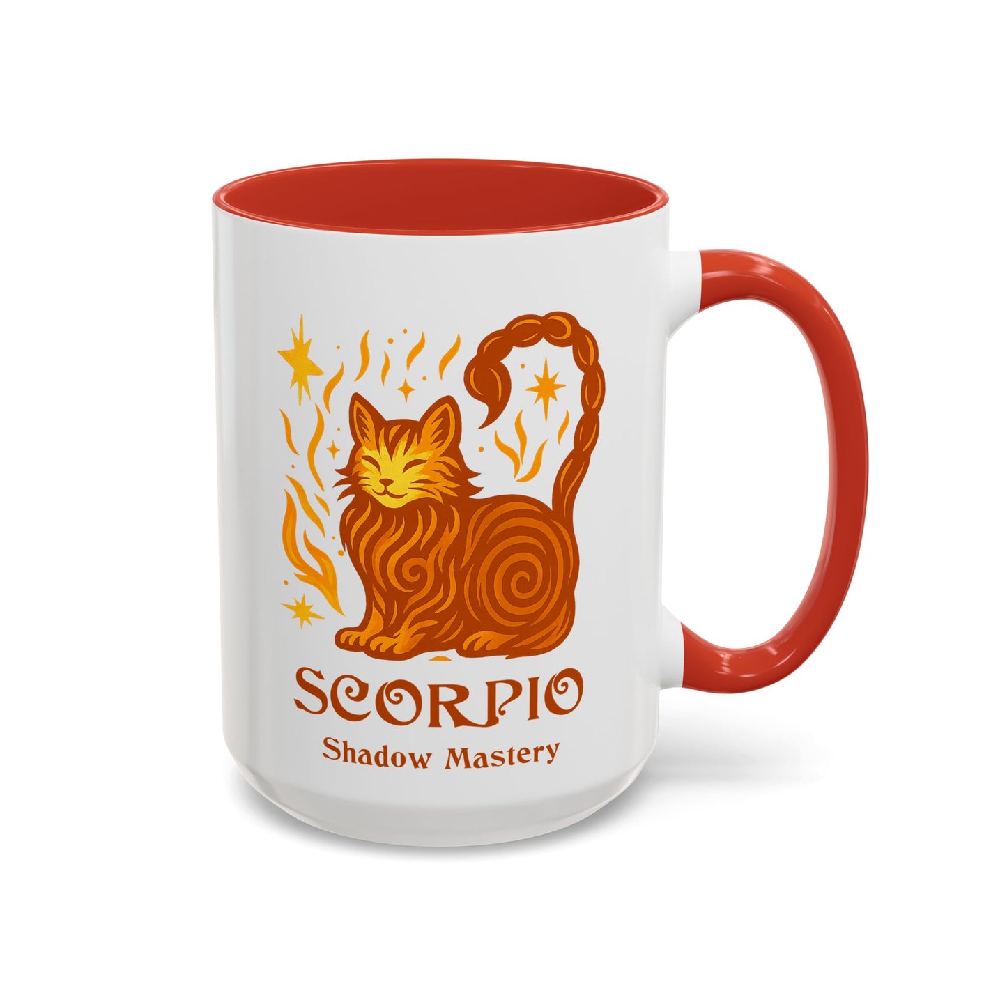 Scorpio Zodiac Cat Mug - Color Pop | Astrological Sign Coffee Mug 11 or 15 oz