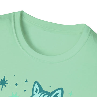 Aquarius Zodiac Cat T-Shirt — Aquarius Astrological Sign with Cat Graphic