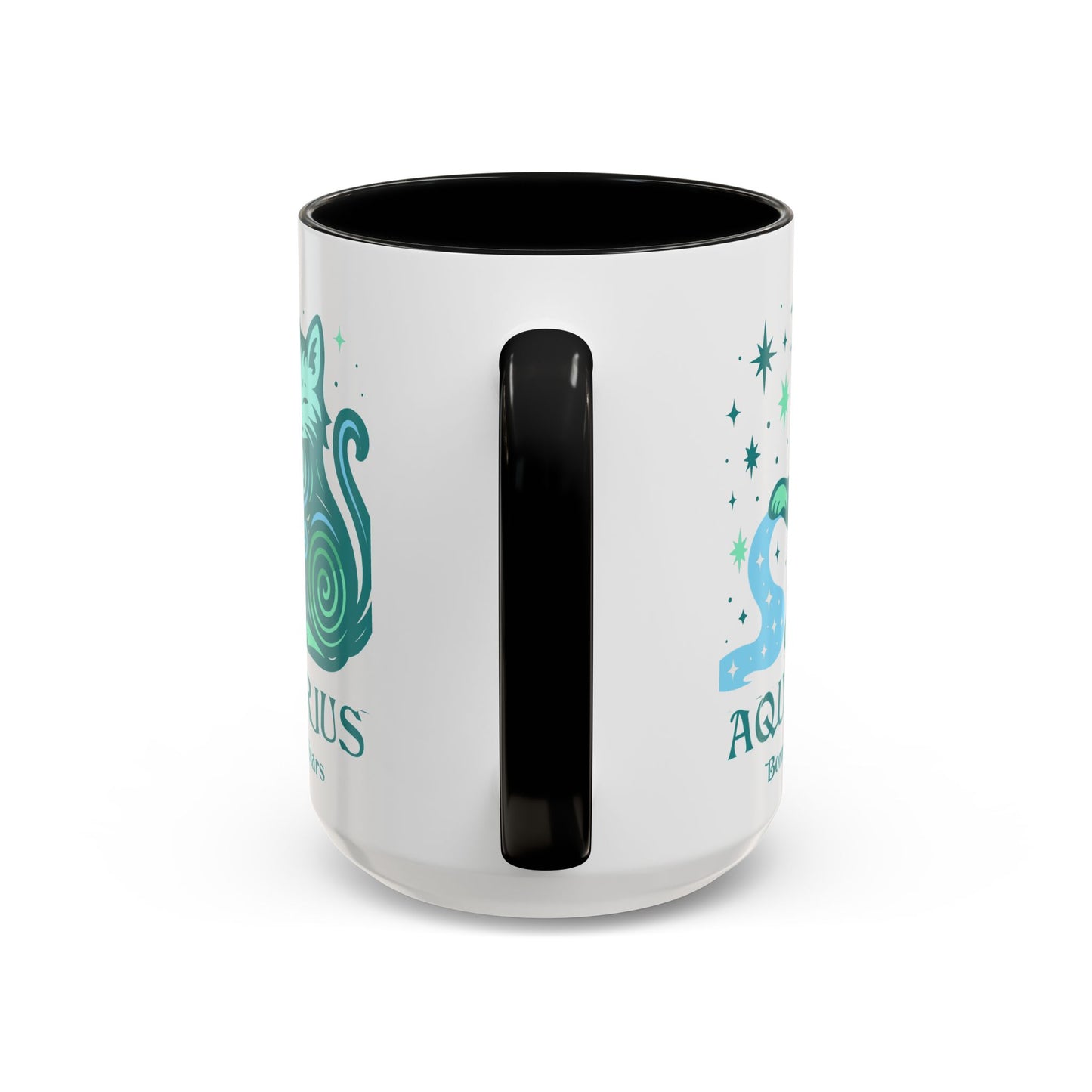 Aquarius Zodiac Cat Mug - Color Pop | Astrological Sign Coffee Cup 11 or 15 oz