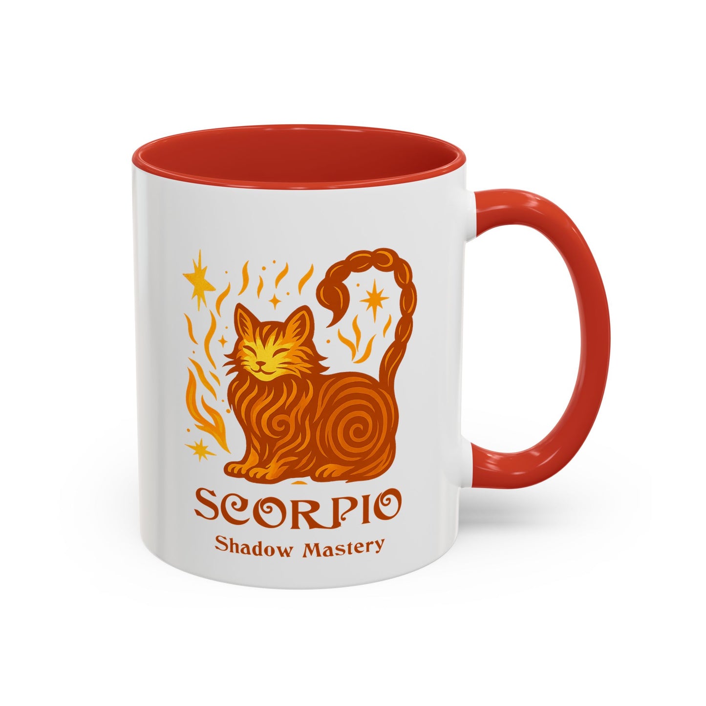 Scorpio Zodiac Cat Mug - Color Pop | Astrological Sign Coffee Mug 11 or 15 oz