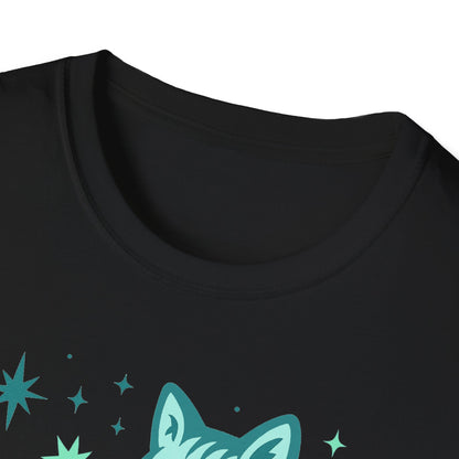 Aquarius Zodiac Cat T-Shirt — Aquarius Astrological Sign with Cat Graphic