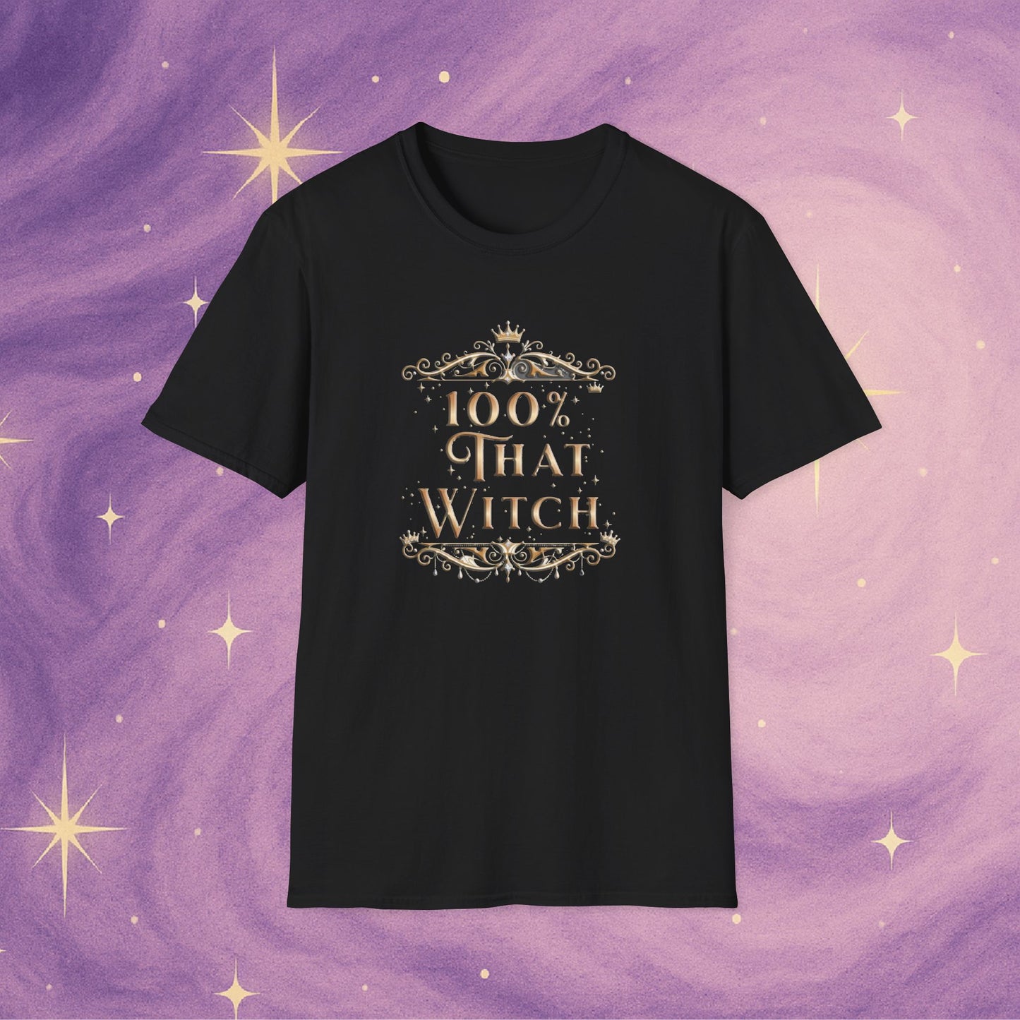 100% That Witch Cat T-Shirt Golden Glam