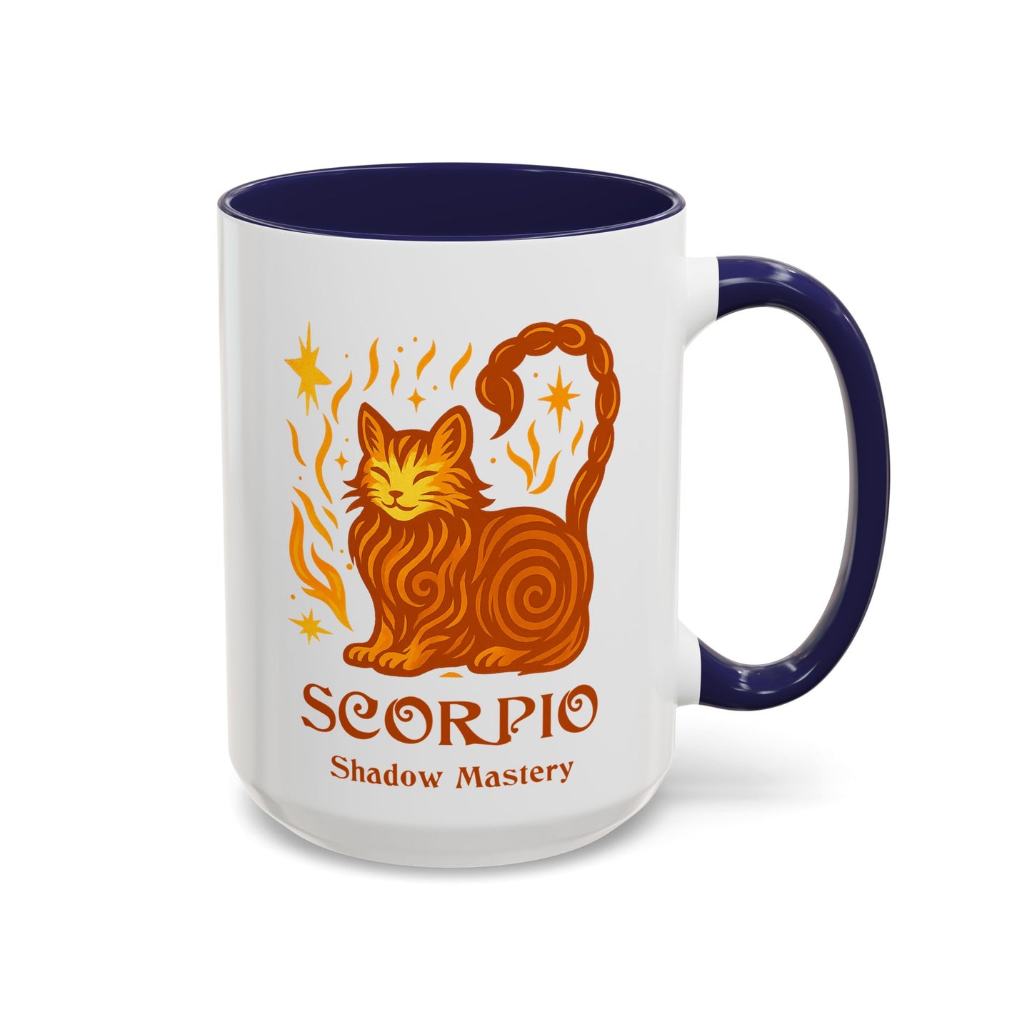 Scorpio Zodiac Cat Mug - Color Pop | Astrological Sign Coffee Mug 11 or 15 oz
