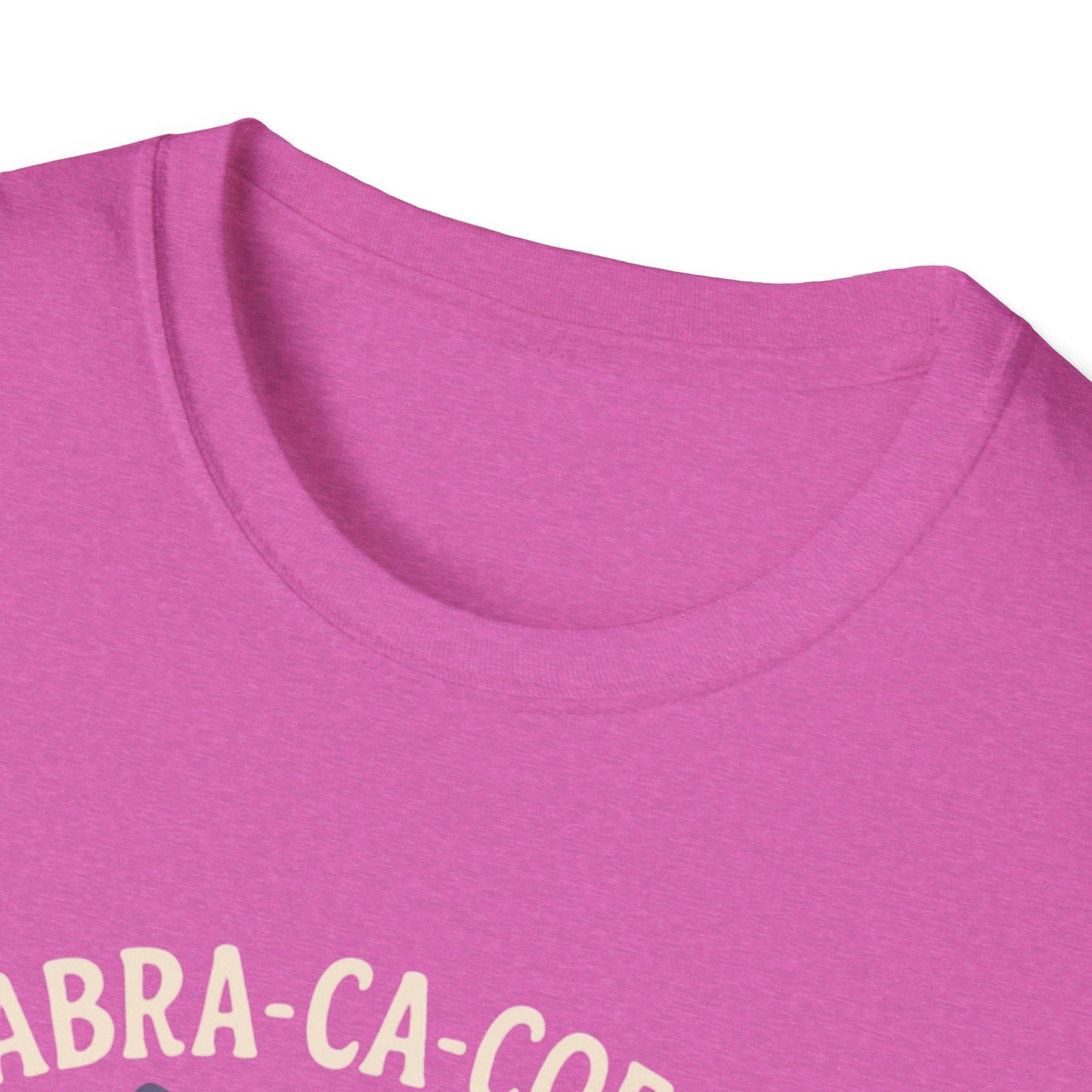 Abra-ca-coffee First T-Shirt | Cute Cat Tee, Pet Lover Gift, Animal Lover Shirt, Coffee Lover Gift