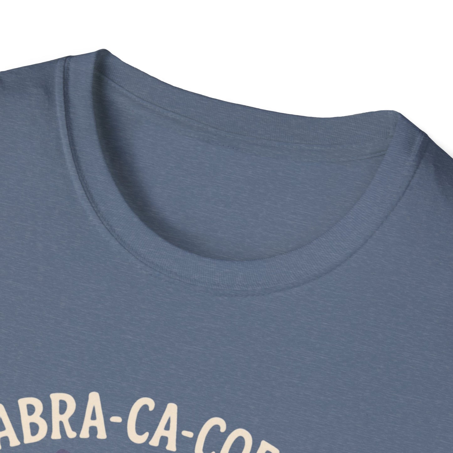 Abra-ca-coffee First T-Shirt | Cute Cat Tee, Pet Lover Gift, Animal Lover Shirt, Coffee Lover Gift